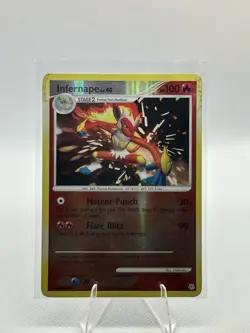 Pokemon TCG Diamond & Pearl Infernape 5/130 Reverse Holo Rare MP/HP - Image 1