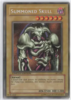 Yugioh - Summoned Skull BPT-002 Limited - MP - 2002 Collectors Tin - Image 1