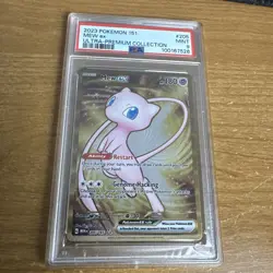 PSA 9 METAL Mew ex Full Art Ultra Rare 151 UPC Promo Pokemon Card SVP 205/165 - Image 1