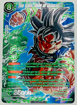 Son Goku Hope Of Universe 7 | Collector's Dragon Ball Super Card Game | LP - Image 1
