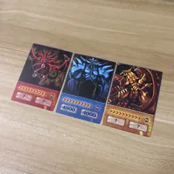 Yugioh Egyptian God Cards (Anime Style) Orica Cards - Slifer, Ra, Obelisk - Image 1