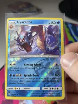 Gyarados 33/147 Holo Rare Burning Shadows Reverse Holo Pokemon Card - Image 1