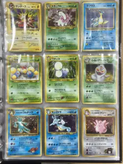 Lot 40 Vintage Japanese Pokemon Card Set MP LP Holo Old Back Dragonite Celebi - Image 4
