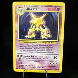 Pokemon TCG Alakazam Holo Rare Card 1/102 Base Set🔥🔥 - Image 1