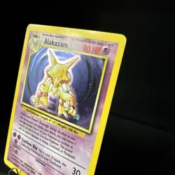 Pokemon TCG Alakazam Holo Rare Card 1/102 Base Set🔥🔥 - Image 3