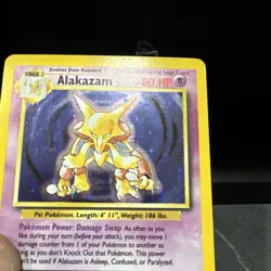 Pokemon TCG Alakazam Holo Rare Card 1/102 Base Set🔥🔥 - Image 5