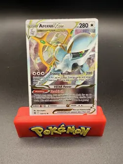 Arceus VSTAR 123/172 METAL Card Pokemon Ultra Premium Collection Brilliant Stars - Image 1