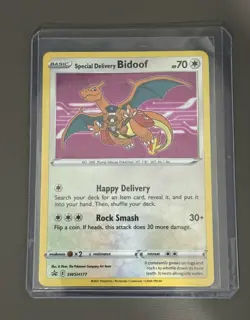 Special Delivery Bidoof SWSH177 SWSH: Sword & Shield Promo Cards Holo - Image 1