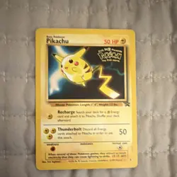 Pokemon TCG Pikachu Kids WB Promo Regular Promo Card 50 HP #4 1999 - Image 1
