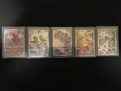 Nintendo Pokemon Holo Card Lot - 5 Standard Size Collectible Cards - Image 1