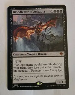 Bloodletter of Aclazotz LCI MTG Magic the Gathering Lost Caverns of Ixalan - Image 1