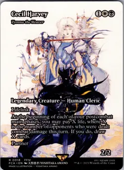 Cecil Harvey / Tymna the Weaver (Showcase) Regular: FCA Final Fantasy MTG (NM) - Image 1