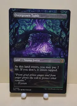 M.T.G Lorwyn Eclipsed Overgrown Tomb- (Borderless) Regular - R 0350 - Image 2