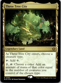 Three Tree City 260 Bloomburrow NM FOIL MTG - Image 1