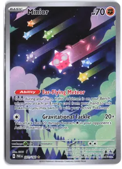 Minior 201/182 Illustration Rare Paradox Rift Pokemon - Image 1