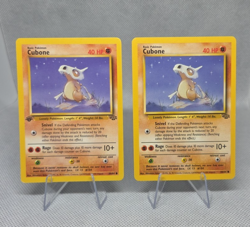 2x Pokemon TCG (1x Cubone 50/64 & 1x Cubone 1st Edition) Jungle Common LP/NM - Image 1