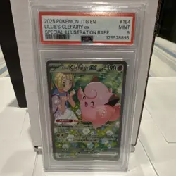 Pokemon Lillie's Clefairy ex 184/159 Journey Together EX Special Illustration R… - Image 1
