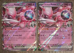 Pokemon TCG - (x2) Team Rocket’s Mewtwo ex 81/182 Destined Rivals Double Rare NM - Image 1