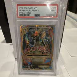 Pokemon M Charizard EX Full Art Evolutions Holo Ultra Rare 101/108 PSA 9 - Image 1