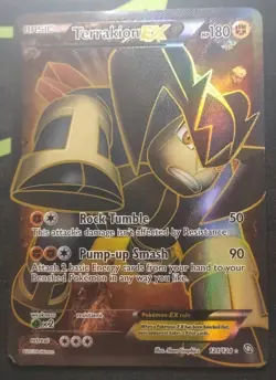 Terrakion EX 121/124 - Full Art - Dragons Exalted - MP - Pokemon TCG - Image 1