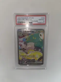 Pokemon TCG Iono’s Bellibolt Ex 183/159 SIR Journey Together PSA 10 Gem Mint - Image 1