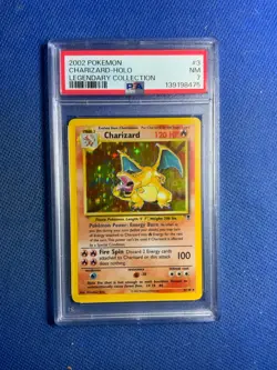 2002 POKEMON LEGENDARY COLLECTION #3 CHARIZARD-HOLO PSA 7 - Image 1