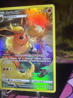 Flareon TG01/TG30 Pokemon Swsh09: Brilliant Stars Trainer Gallery Holo NM - Image 2