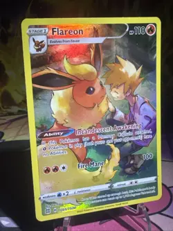 Flareon TG01/TG30 Pokemon Swsh09: Brilliant Stars Trainer Gallery Holo NM - Image 3