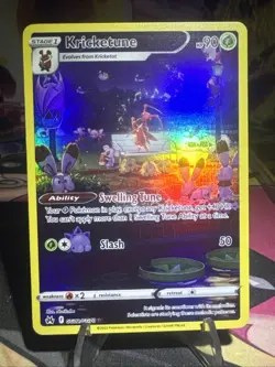 Kricketune GG02/GG70 Crown Zenith: Galarian Gallery Ultra Rare Pokemon TCG NM - Image 1