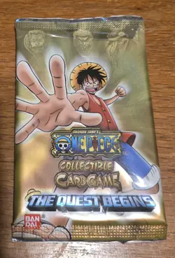2005 Bandai One Piece CCG: The Quest Begins Booster Pack - New, Factory Sealed - Image 1