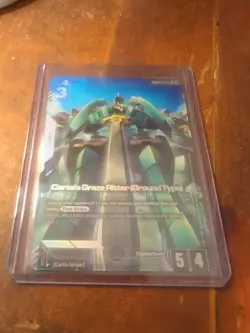 Carta's Graze Ritter (Ground Type) GD02-073 R+ Alt Art Gundam Card Game NM - Image 1