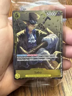 Sabo (Tin Pack Set Vol. 2) P-073 One Piece Promotion Cards Foil (*Sealed*) NM - Image 1