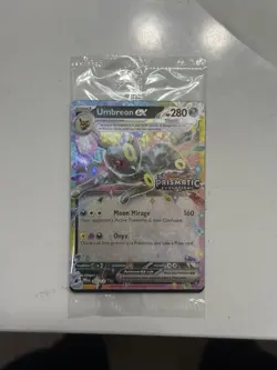 Pokemon Umbreon ex 060/131 Prismatic Evolutions Stamp Holo Promo EX Card - Image 1