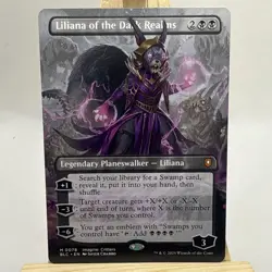 Liliana of the Dark Realms - Extended Art BLBC LP MTG - Image 2