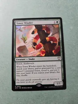 Tower Winder Commander: Outlaws of Thunder Junction OTC - MTG - NM - Image 1