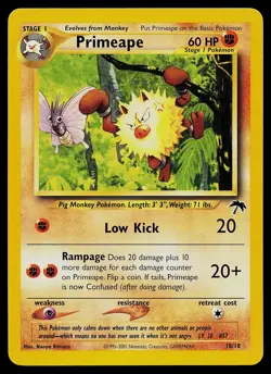 Pokemon Card - Primeape Southern Islands 18/18 Promo - Image 1