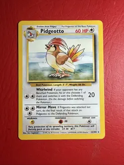 Pidgeotto 28/130 Base Set 2 WOTC 1999 Pokemon NM Vintage - Image 1