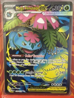 Pokemon TCG Mega Venusaur EX 155/132 Ultra Rare Mega Evolution English - Image 1