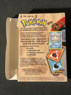 Pokemon TCG Fossil Lockdown Theme Deck Near Mint (No Lapras) - Image 4