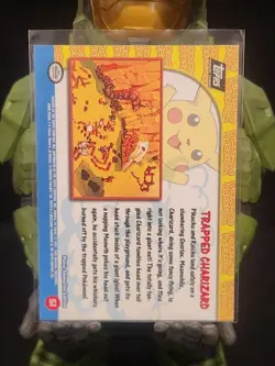 Pokemon TCG Trapped Charizard Pokemon Topps Pikachu's Vacation 51 - Image 2