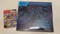 Pokemon Phantasmal Flames ETB Elite Trainer Box + MEGA EVOLUTIONS Booster Bundle - Image 1