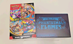 Pokemon Phantasmal Flames ETB Elite Trainer Box + MEGA EVOLUTIONS Booster Bundle - Image 2