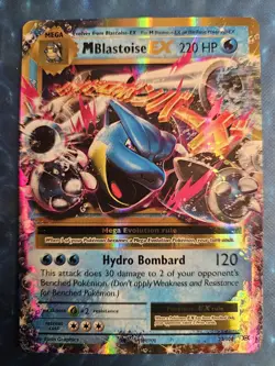 Pokemon M Blastoise EX 22/108 Ultra Rare Holo XY Evolutions 2016 - Image 1
