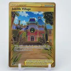 Jubilife Village - 212/189 - Astral Radiance - Gold Secret Rare - Pokemon - M/MN - Image 1
