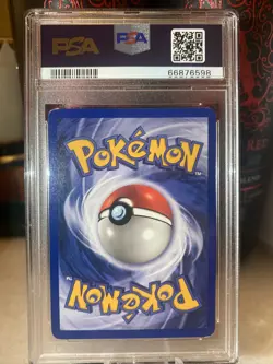 1st Edition Eevee PSA 7 2000 Pokemon Team Rocket Near Mint TCG - Image 2
