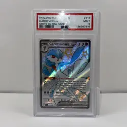 GARDEVOIR EX #217 SHINY ULTRA RARE FULL ART 2024 POKEMON PAF PALDEAN FATES PSA 9 - Image 1
