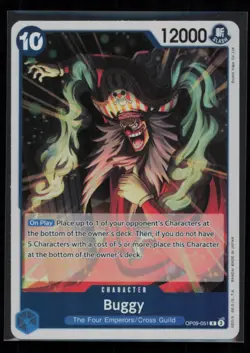 Buggy (051) OP09-051 One Piece Emperors in the New World Rare Near Mint - Image 1