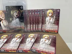 2017 Weiss Schwarz Attack on Titan Until the Dying Breath Christa RRR RR R 20 - Image 3