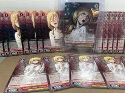 2017 Weiss Schwarz Attack on Titan Until the Dying Breath Christa RRR RR R 20 - Image 5