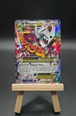 Mega Aggron EX - 94/160 – Primal Clash – Ultra Rare Holo Pokemon Card – NM - Image 1